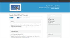 Desktop Screenshot of paymydebtsofffastuaccount.localbd.com.au
