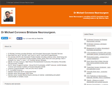 Tablet Screenshot of drmichaelcoroneosbrisbane.localbd.com.au