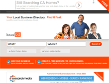 Tablet Screenshot of localbd.com.au