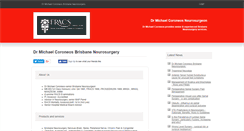 Desktop Screenshot of drmichaelcoroneosneurosurgeon.localbd.com.au